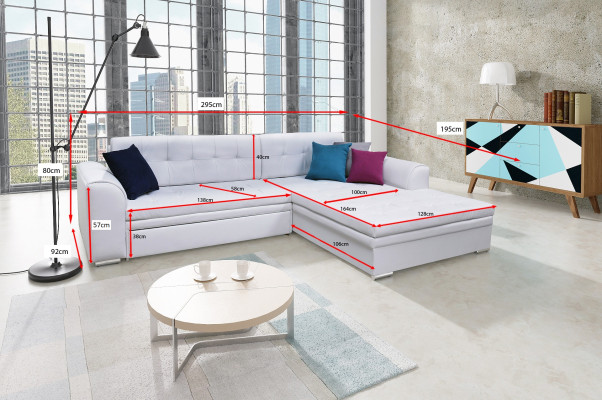 Ontwerphoekbank met slaapfunctie bank bekleding bankstellen textiel banken bank