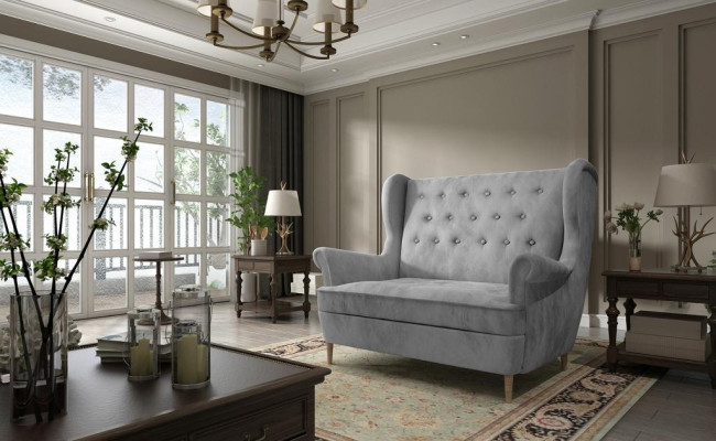 Bank Chesterfield Tweezitsbank 2-zitsbank Bank Fluweel Couches