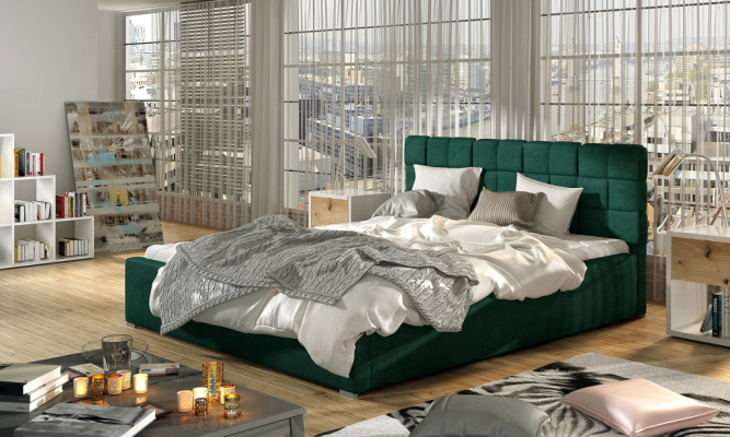 Designerbed Slaapkamer Bedden Textiel Hotel Luxe Gestoffeerd 200x200cm