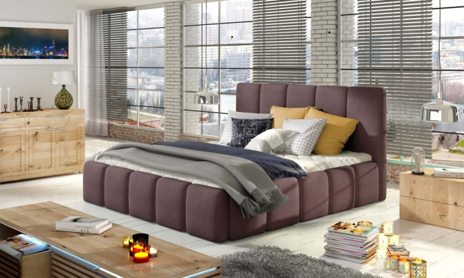 Bed met gestoffeerde matrassen Bedden Bed Gestoffeerd Hotel Designer Dubbel Decoratie Luxe Ontwerp