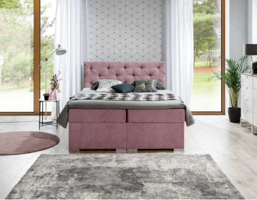 Bedframe Chesterfield Bed Gestoffeerd Bed Tweepersoonsbed Groot XXL Designer Bed Nieuw