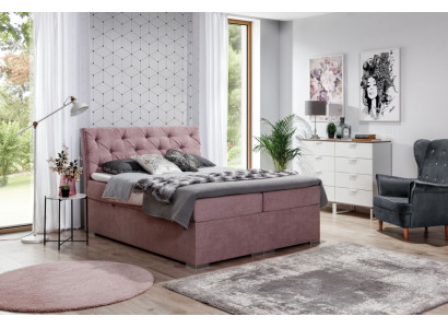 Bedframe Chesterfield Bed Gestoffeerd Bed Tweepersoonsbed Groot XXL Designer Bed Nieuw