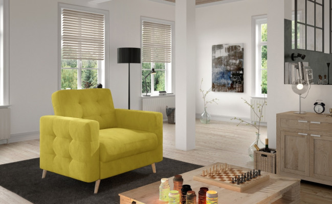Stoel Designer Stoel Bekleding Relax Stof Textiel Lounge Nieuw TV 1-Zits