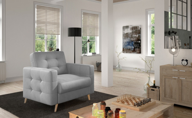 Stoel Designer Stoel Bekleding Relax Stof Textiel Lounge Nieuw TV 1-Zits