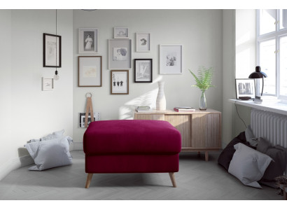 Hocker Poef Bank Bekleding Bijzettafel Voetenbankje Ottomaan Meubelkruk Roze