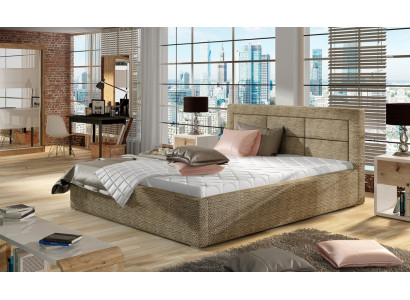Ontwerper bed slaapkamer bedden textiel decoratie hotel luxe gestoffeerd Robuust