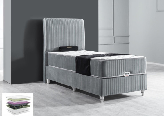 Luxe boxspringbed Hotel Singel bedden met matras 90x200 meubels