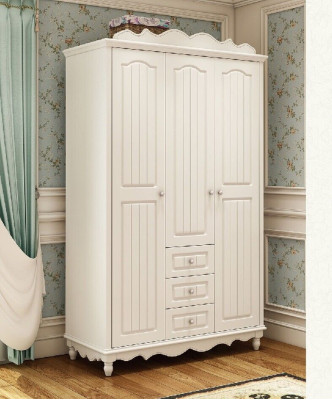 Landhuisstijl meubels Klassieke kledingkast Kast Hout Slaapkamer Wit