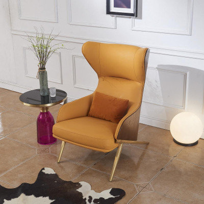 Fauteuil Designer Fauteuil Gestoffeerde Fauteuil Moderne Deco Relax Leren Fauteuil Luxe