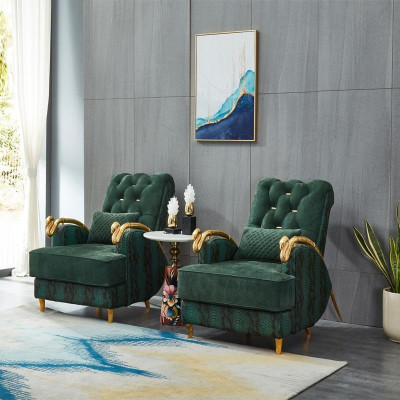 Fauteuil Ontwerp Slag Relax Club Lounge Stoel Bekleding Stof Leer