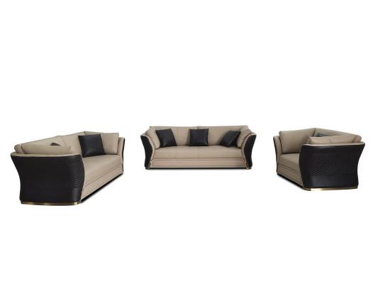 Fauteuil Design Bank Bank Bank Ontspannen Lounge Lederen TV Luxe Club Bekleding