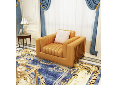 Fauteuil Ontwerp Bank Bank Relax Lederen Lounge Luxe TV Club Zits Kussen