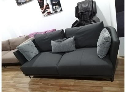 Driedelige designbank bank gestoffeerde bank leren bank modern relax club 3-zits.
