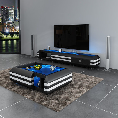 Sideboard Leder RTV verlichte woonkamer meubels Designer tv-meubel