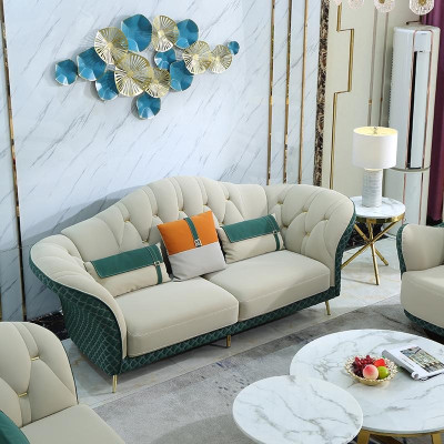 Driesits designbank 3-zits bank stoffering zitgroep bankstellen bankstellen