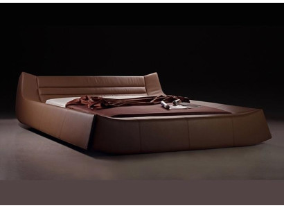 Bed Bekleding Ontwerp Luxe Tweepersoons Hotelbedden Slaapkamer Leer Stof Modern