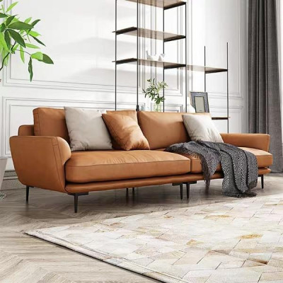 Sofa set 4+3+2 Leren bank Bankstel Set Ontwerp Modern Sofa