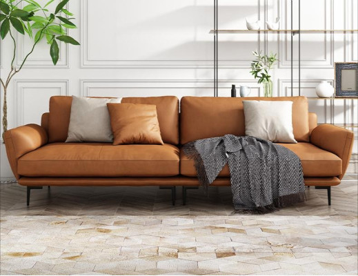 Sofa set 4+3+2 Leren bank Bankstel Set Ontwerp Modern Sofa