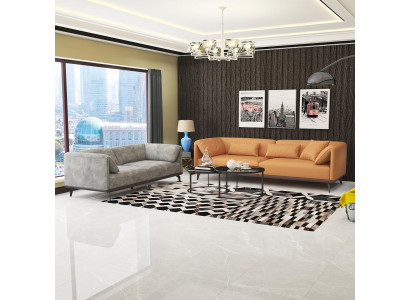 Sofagroep 3+2+1 leren bank bankstel Design Moderne bankstellen