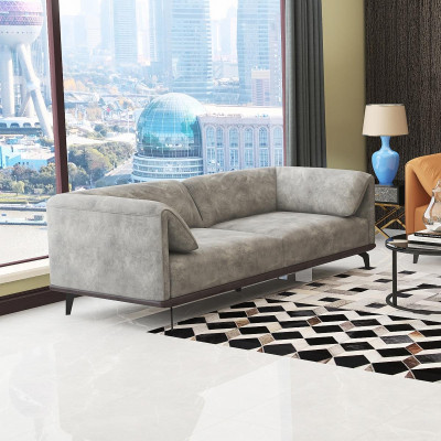 Sofagroep 3+2+1 leren bank bankstel Design Moderne bankstellen