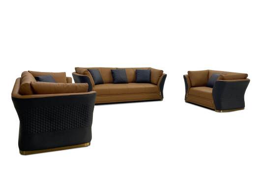 Sofa Driepersoonsbank Bank Bekleding Design Zitbanken Decoratie Kamer Meubels Modern