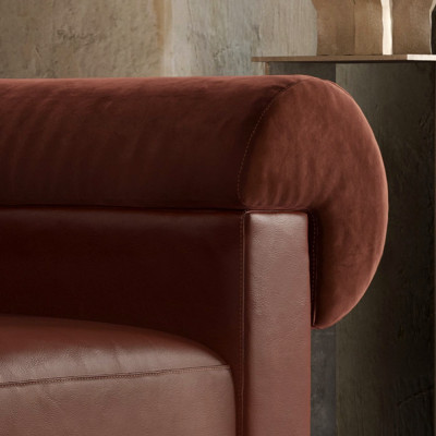 Grote bank bank 4-zits Vier banken Bekleding Zitbanken Banken Leder vierzitter