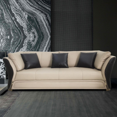 Sofaset van 3 1-zitsbanken, modern ontwerp, gestoffeerde banken, bankstel modern.