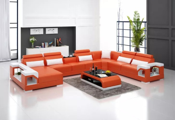 Hoekbank Hoekbank Beklede Hoekbank Bank Moderne Woonkamer Bank