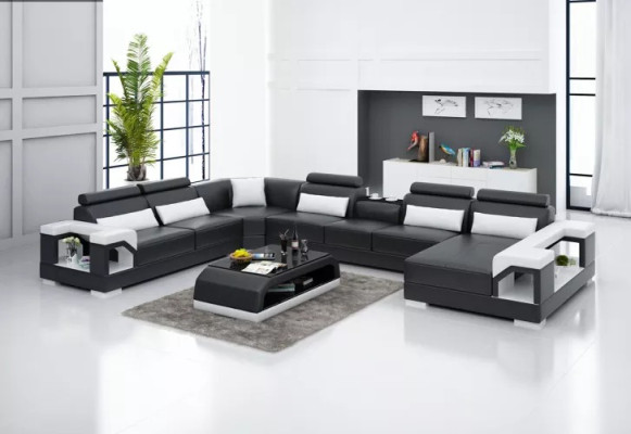 Hoekbank Hoekbank Beklede Hoekbank Bank Moderne Woonkamer Bank