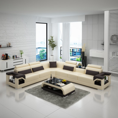 Lerensofa Bank Bank Zitbank Bekleding Woonlandschap Designer Leren Bank L Vorm Set