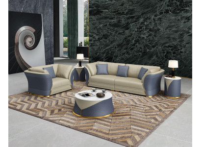 Bankstel 4+1 zits bankstel gestoffeerde set meubels Italiaans design bankstel