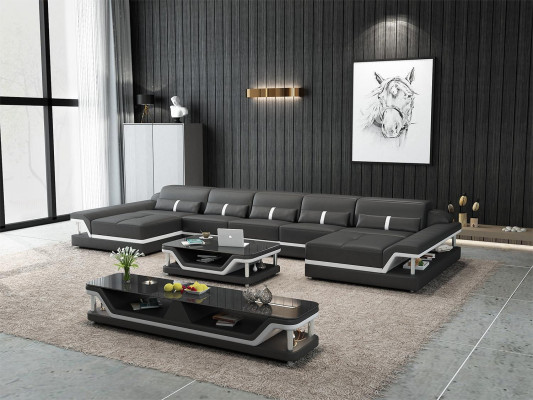 Hoekbank Bank Bank Bank Bank leerbank leren meubels woonkamer set