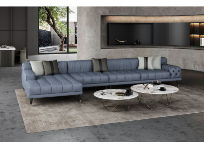 Chesterfield Sofa Bank Bekleding Luxe Meubel Design Hoekbank Leder