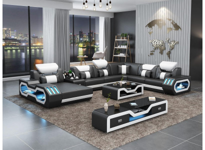 Woonlandschap U Vorm Hoekbank Salontafel Dressoir Design Woonlandschap Groot Nieuw