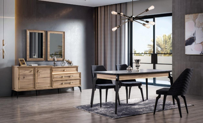 Stoel eetkamerstoel Moderne houten stoelen Ontwerp eetkamer Elegante metalen Nieuw