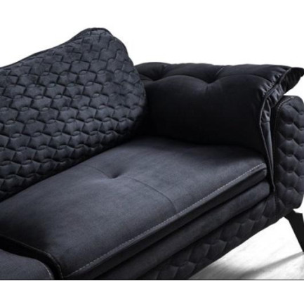 Bank 3-zits grijs Banken Stijl Luxe Woonkamer Bank Ontwerp Bekledingsstof