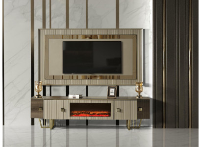Luxe open haard dressoir woonkamerkast bord tv-standaard rtv tv