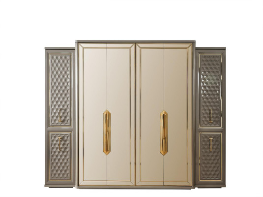 Kledingkasten Slaapkamer Luxe kledingkast Kast Hout Moderne meubels