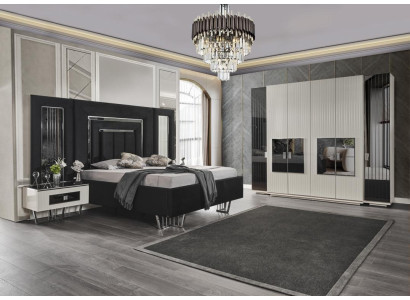 Slaapkamer kast meubels metaal luxe bedden elegant bed metalen bedframe