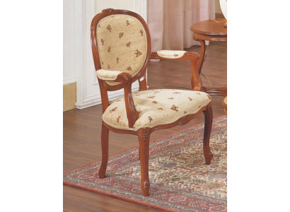Eetkamerstoel bruin Luxe klassieke houten stoelen Italiaanse meubels