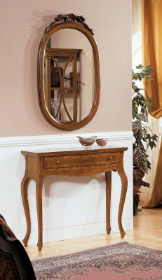 Console Mirror Sideboard Set Wood Italian Furniture Styles Elisa 2-piece New