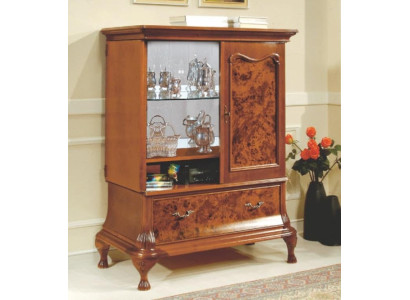 Huisbar kast woonkamer kasten barkast vitrine Italiaanse meubels hout