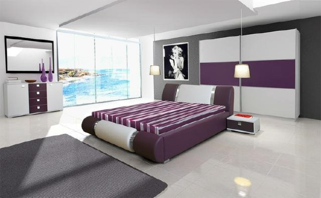 Wasserbed Bedden Dubbelbed Rond bed Huwelijksbed Leder Design Bekleding Nieuw Riva
