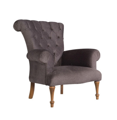 Chesterfield Bank Bank Ontspannen Stof Lounge Luxe Gestoffeerde Stoel Ontwerp Bruin