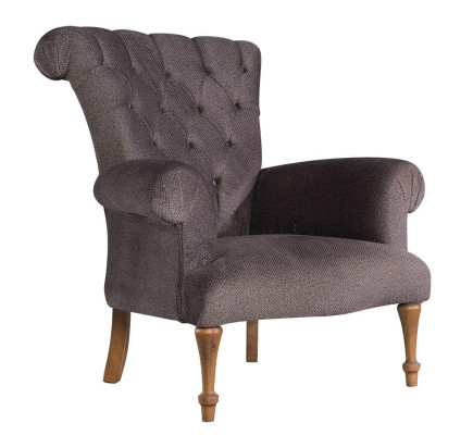 Chesterfield Bank Bank Ontspannen Stof Lounge Luxe Gestoffeerde Stoel Ontwerp Bruin