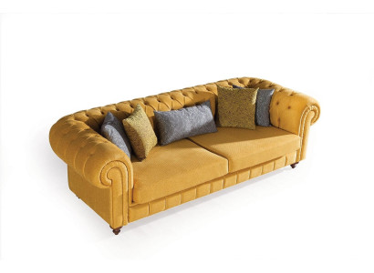 Sofa Bank Beklede Banken Design Meubels 3-Zits Driepersoons Chesterfield