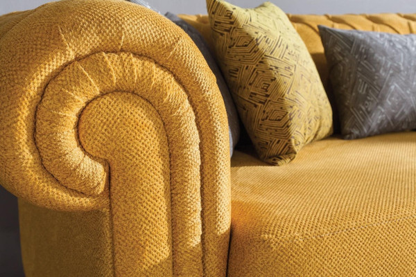 Sofa Bank Beklede Banken Design Meubels 3-Zits Driepersoons Chesterfield