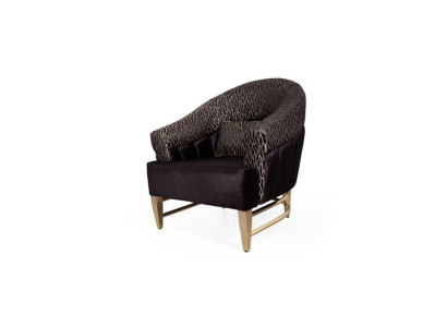 Fauteuil luxe design textiel woonkamer Italiaanse stijl meubels lounge fauteuil