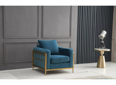 Fauteuil Club Lounge Ontwerper Stoel Rugleuning Sofa 1-Zits TV Nieuw