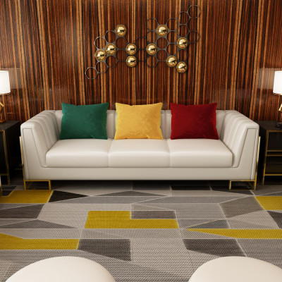 Bankstel van 3 zits leren bankstellen bank bekleding decor bankstel moderne.